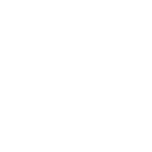 Abstract circular logo with a central four-point star formed by curved lines